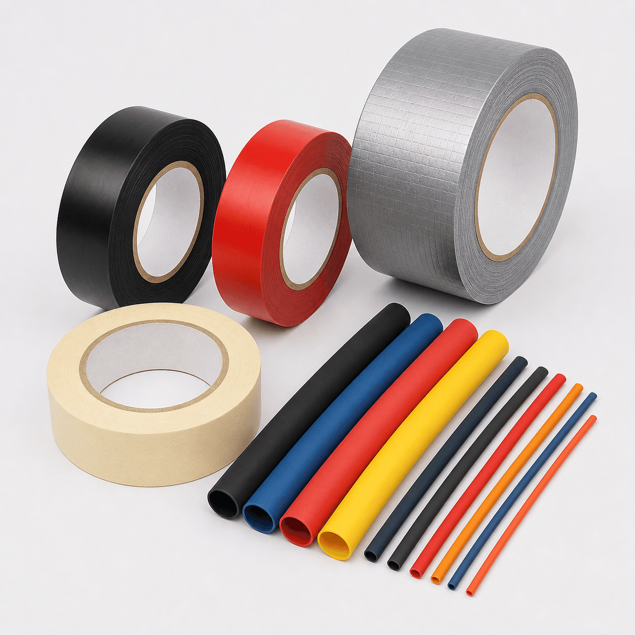 TOPFINE PVC იზოლენტა შავი